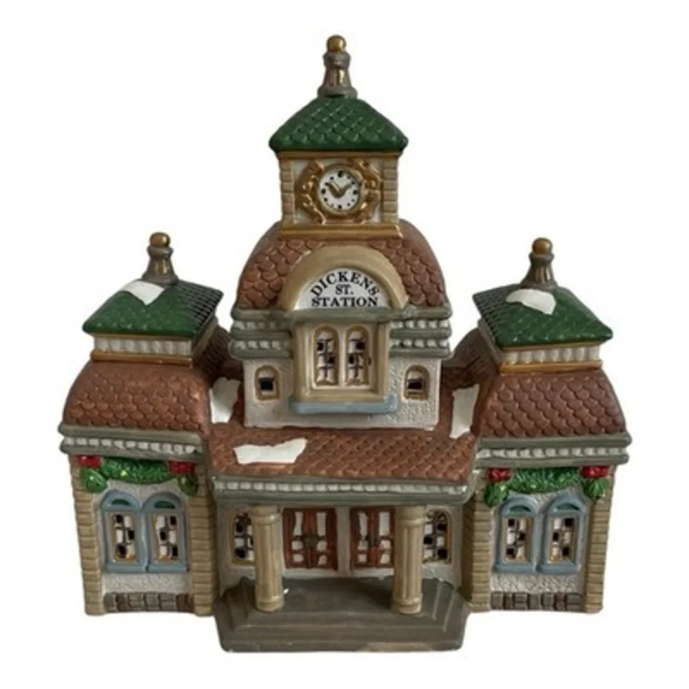 Dickens Keepsake Porcelain Dickens St. Station O Well Novelty 1994 Original Box